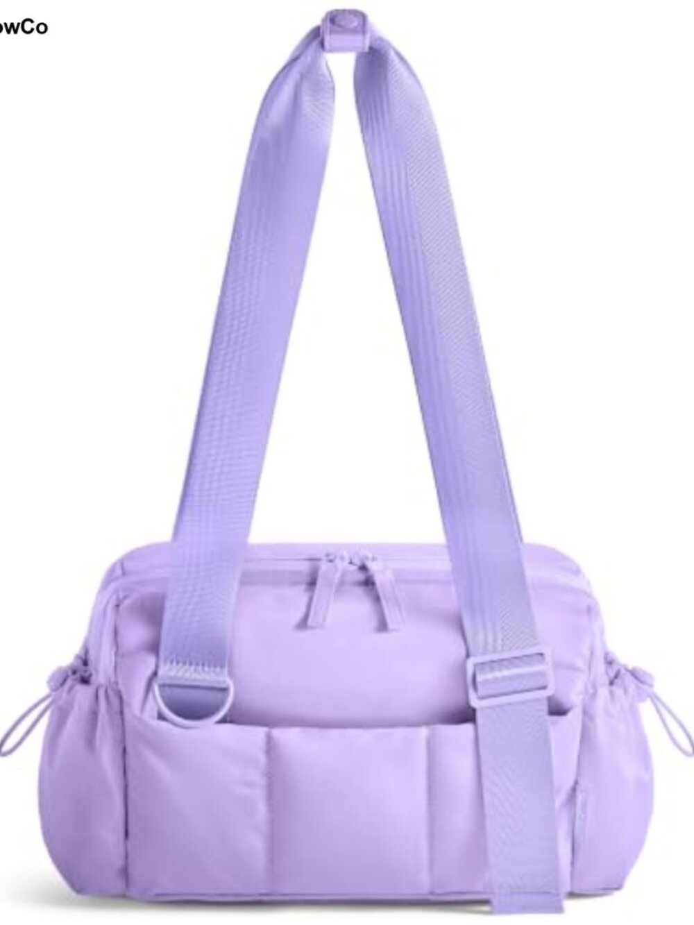 Quilted Puffer Mini Duffle Bag for Women - 7L Gym & Travel